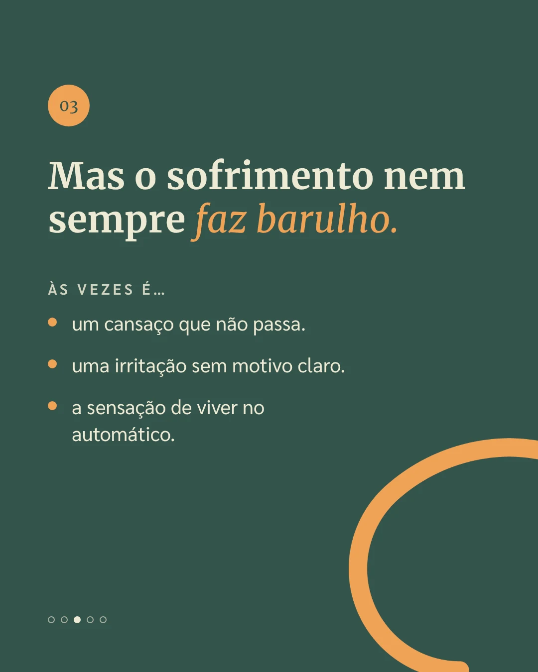 Carrossel de Instagram para psicóloga psicanalista (Mariana Manzi), slide 3