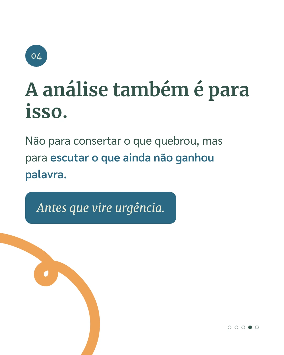 Carrossel de Instagram para psicóloga psicanalista (Mariana Manzi), slide 4