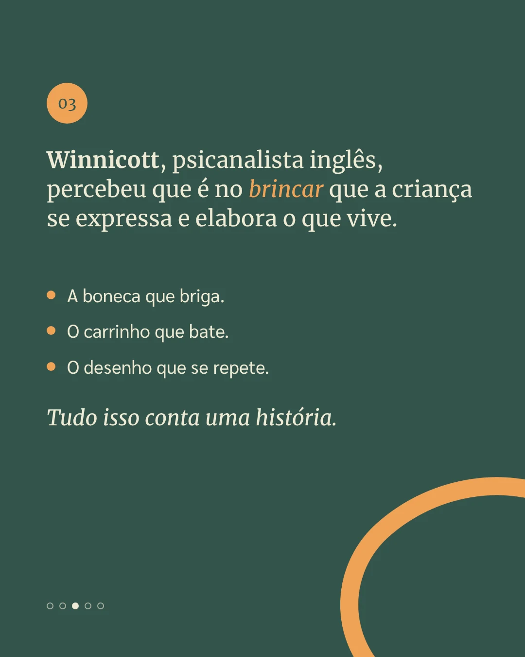 Carrossel de Instagram para psicóloga psicanalista (Mariana Manzi), slide 3
