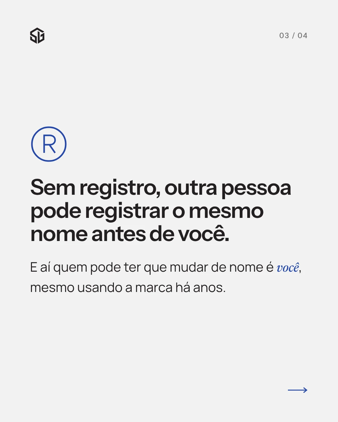 Carrossel de Instagram para escritório de advocacia (SGF Advogados), slide 3